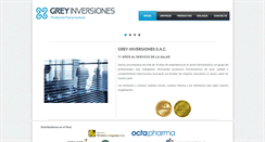 Desktop Screenshot of greyinversiones.com